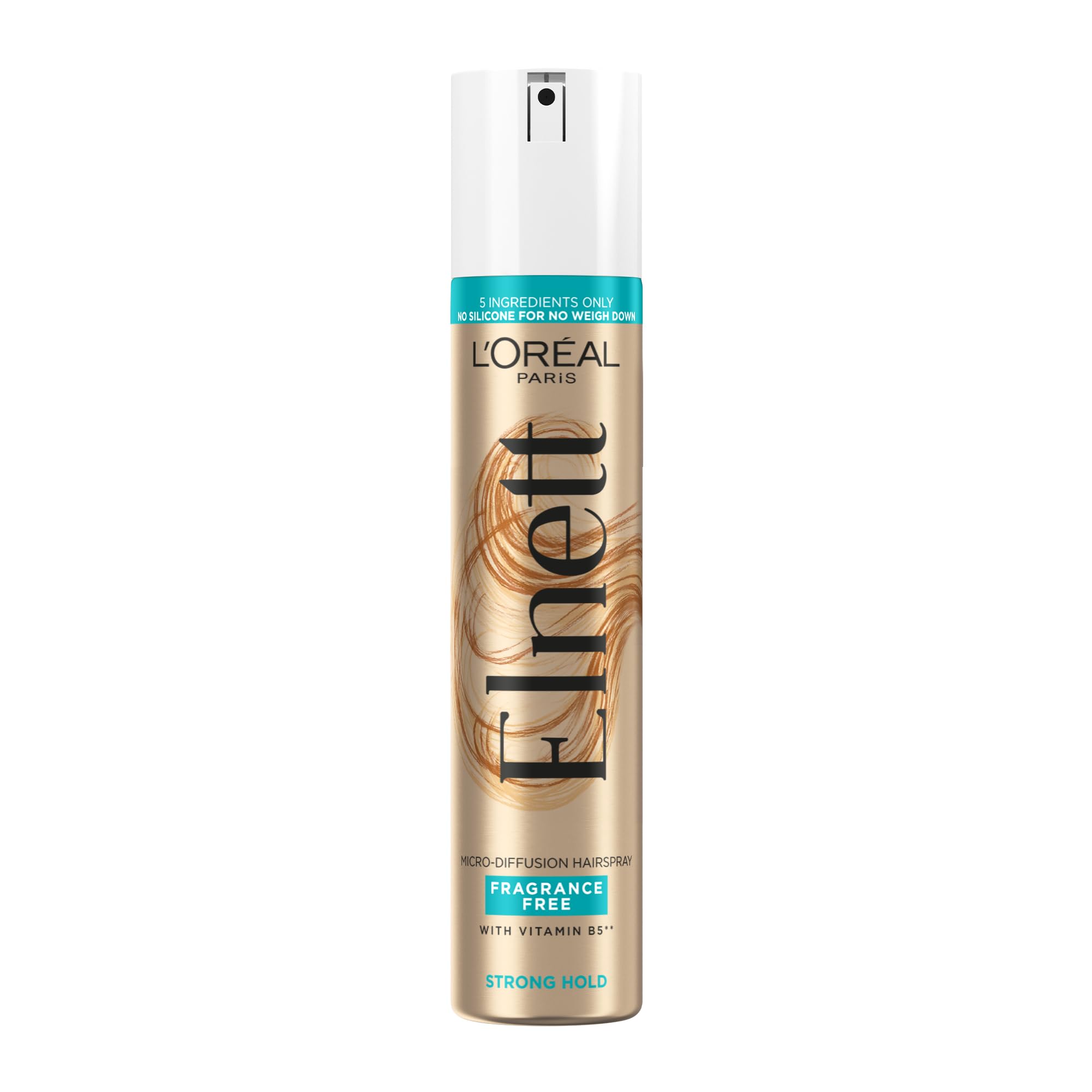 L'Oréal Paris Hair Spray Elnett Fragrance Free 72h Natural Hold 200ml