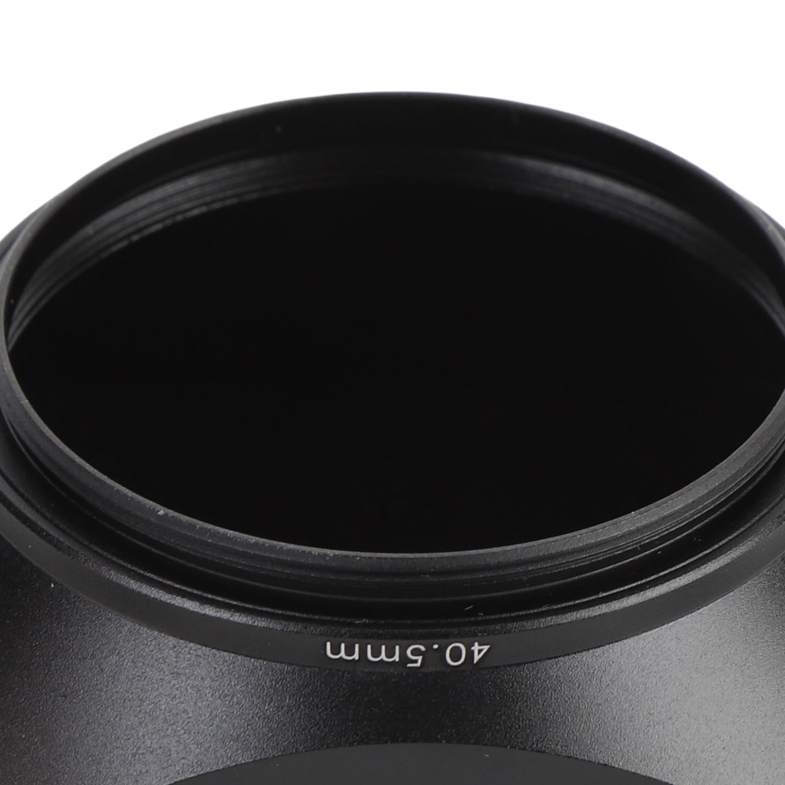 Paraluce per Fotocamera in Lega di Alluminio Lavorato con Precisione CNC (40,5 mm) | Protezione per paraluce con cappuccio per accessorio obiettivo della fotocamera