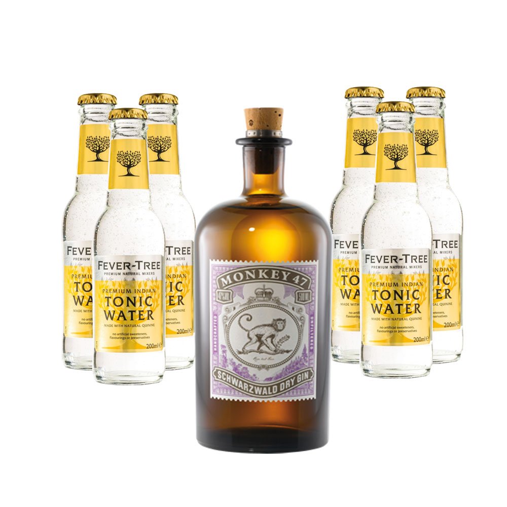 Monkey 47 & 6 Flaschen Fever-Tree Tonic Set inc. 0.90€ MEHRWEG Pfand