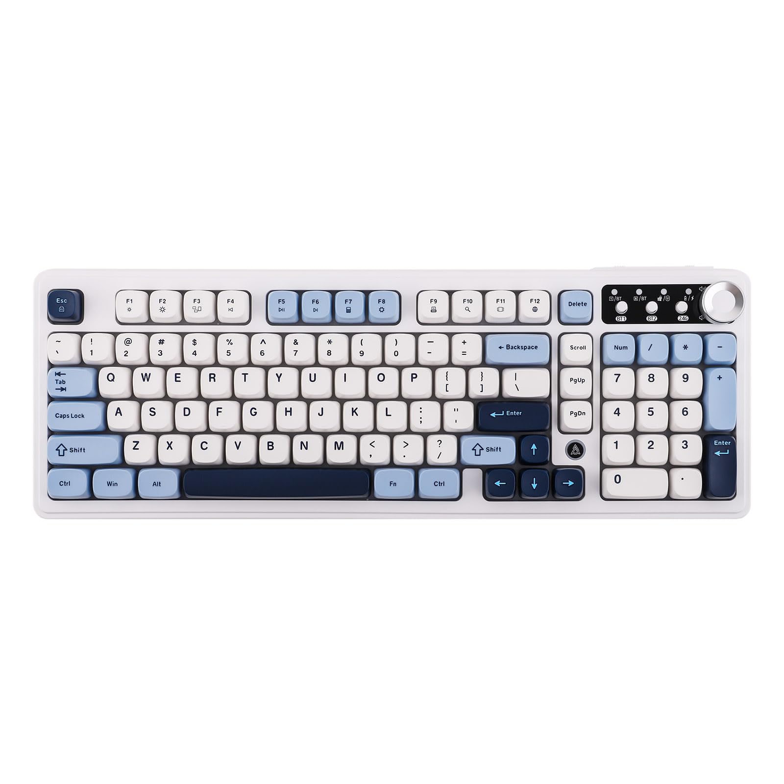 Amazon.com: MechLands AJAZZ AF98 Plus Membrane Keyboard, Tri-Mode