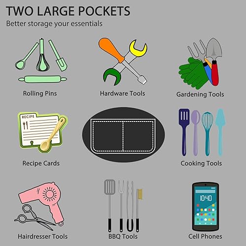 Miniatura 6 de POFULL Divertidos regalos de horneado para panadera, ella creía que podía así que hizo, delantal, regalo de chef de pastelería