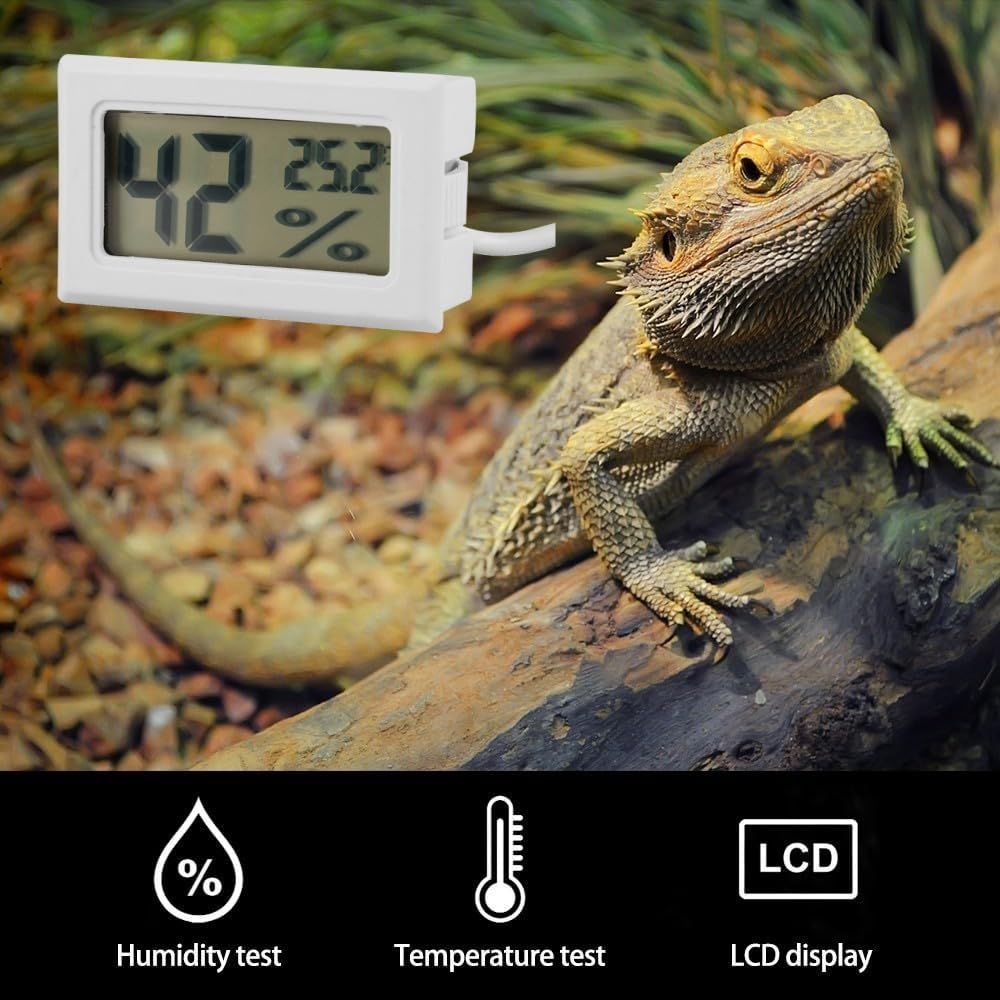 Termometro Digitale Con Sonda - Misura Temperatura E Umidità Per Terrari E Casa - Foto 2