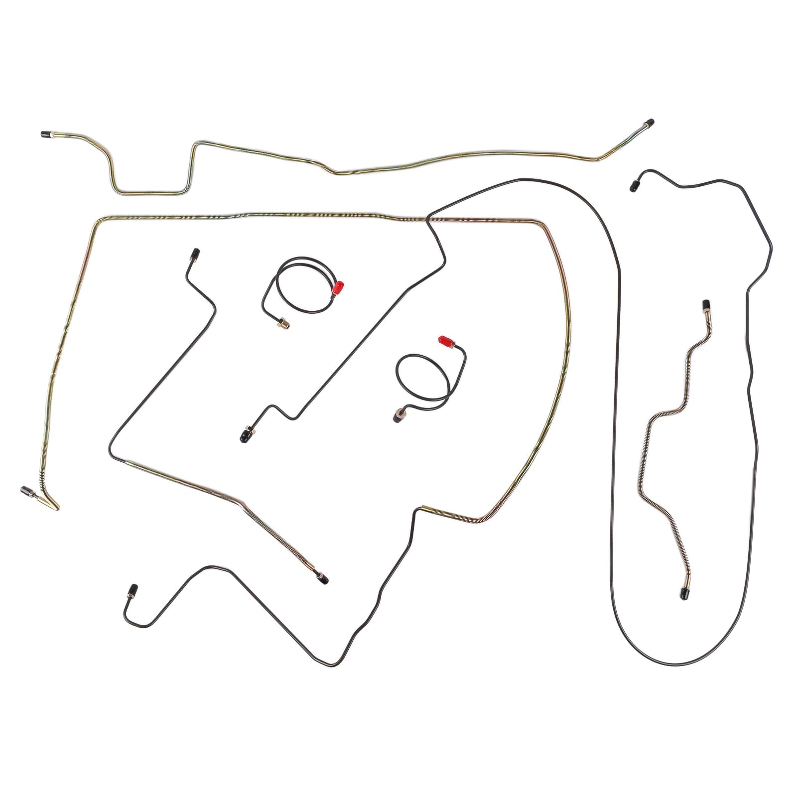 Getanye JPB9302 Power Disc Brake Line Kit Replacement for 1987-1995 Jeep Wrangler YJ 2.5L 4.0L 4.2L JPB8701