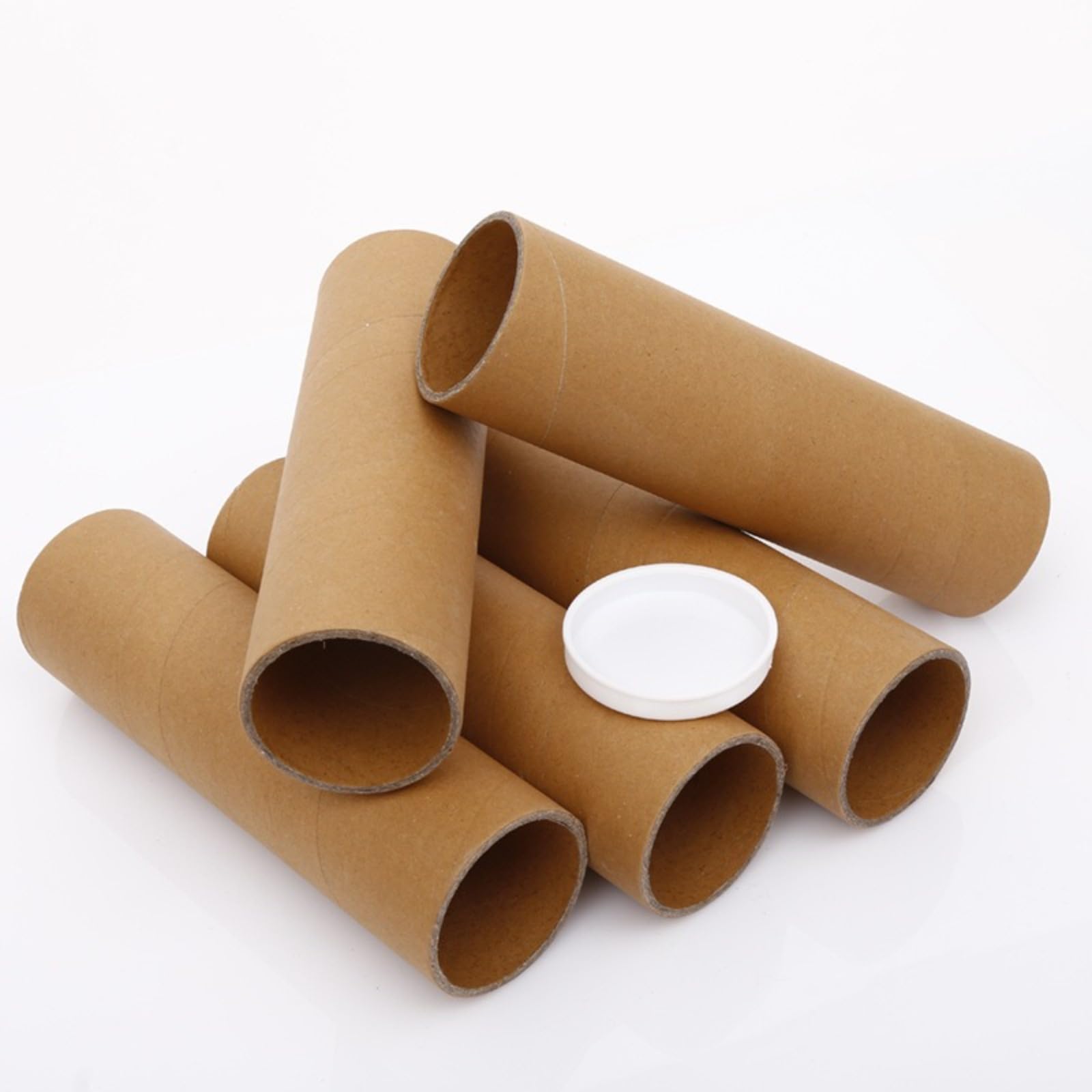 Tubo largo para pósteres, tubos de envío, tubo postal, embalaje de cartón, cartón para planos, arte, pintura, envío de documentos