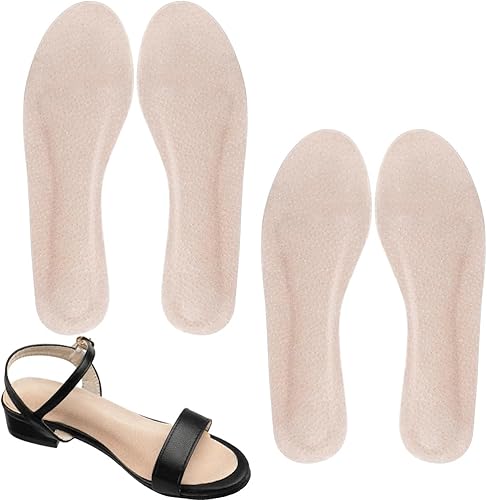 2 pares de inserciones de tacón alto para mujer, plantillas adhesivas de piel de cerdo para aliviar el dolor, plantillas invisibles para zapatos disponible en Yaxa Peru