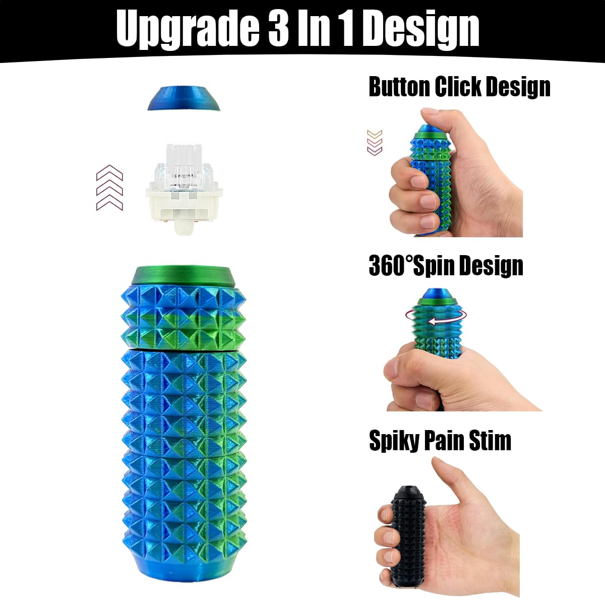 3-in-1 Little Ouchies Pain Fidget, Pain Stim Fidget Toys