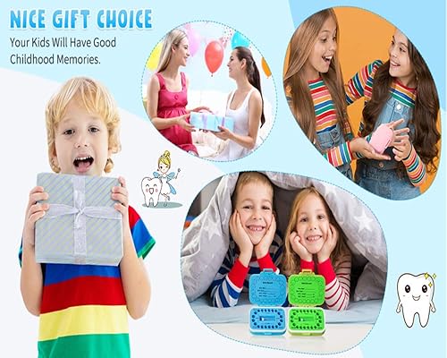 Miniatura 4 de Caja de dientes de hada para bebé, cajas de dientes de polipropileno, caja de almacenamiento de dientes, caja de ahorro para niños perdidos de