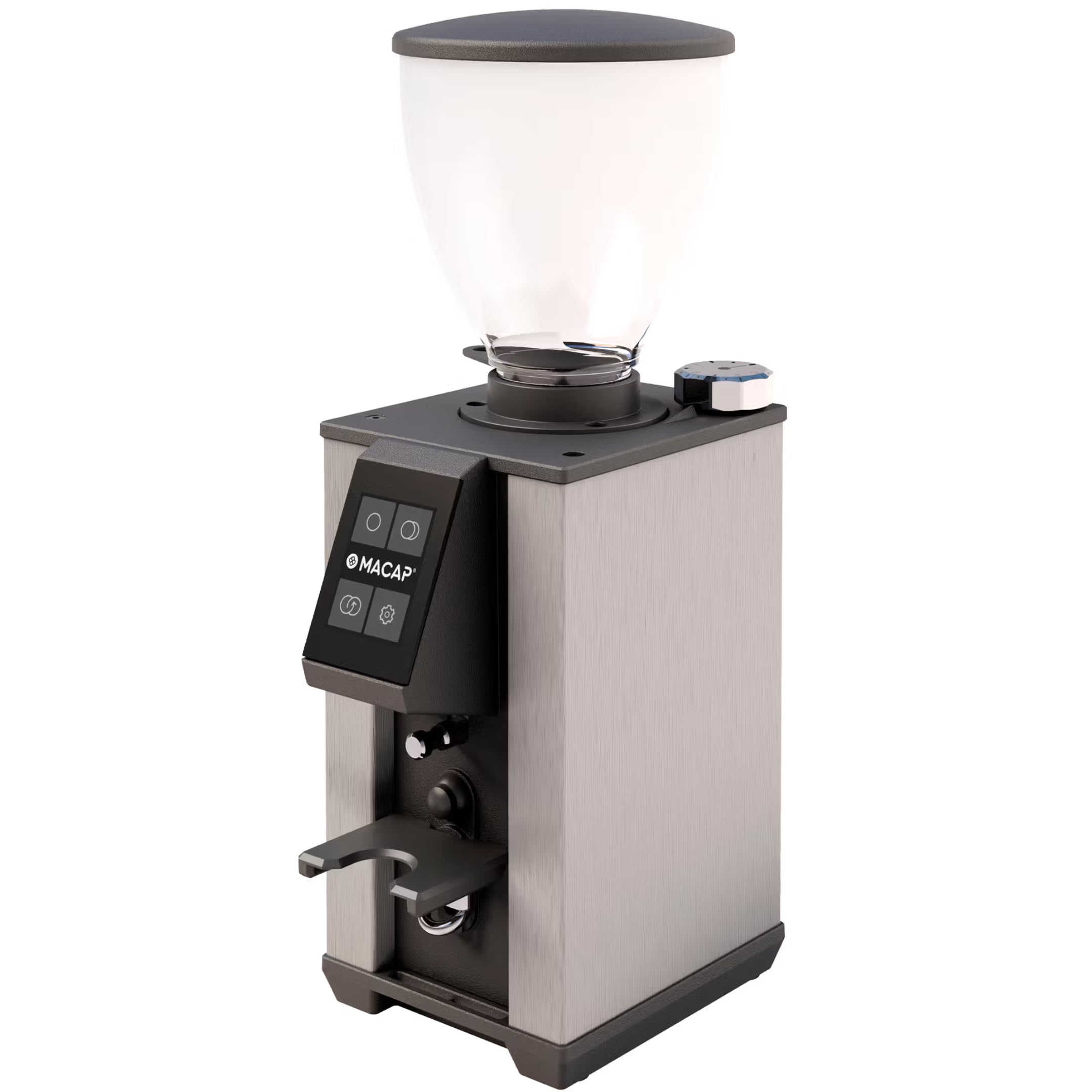Amazon.com: MACAP LEO 55 Touch Burr Coffee Grinder, Satin Gray