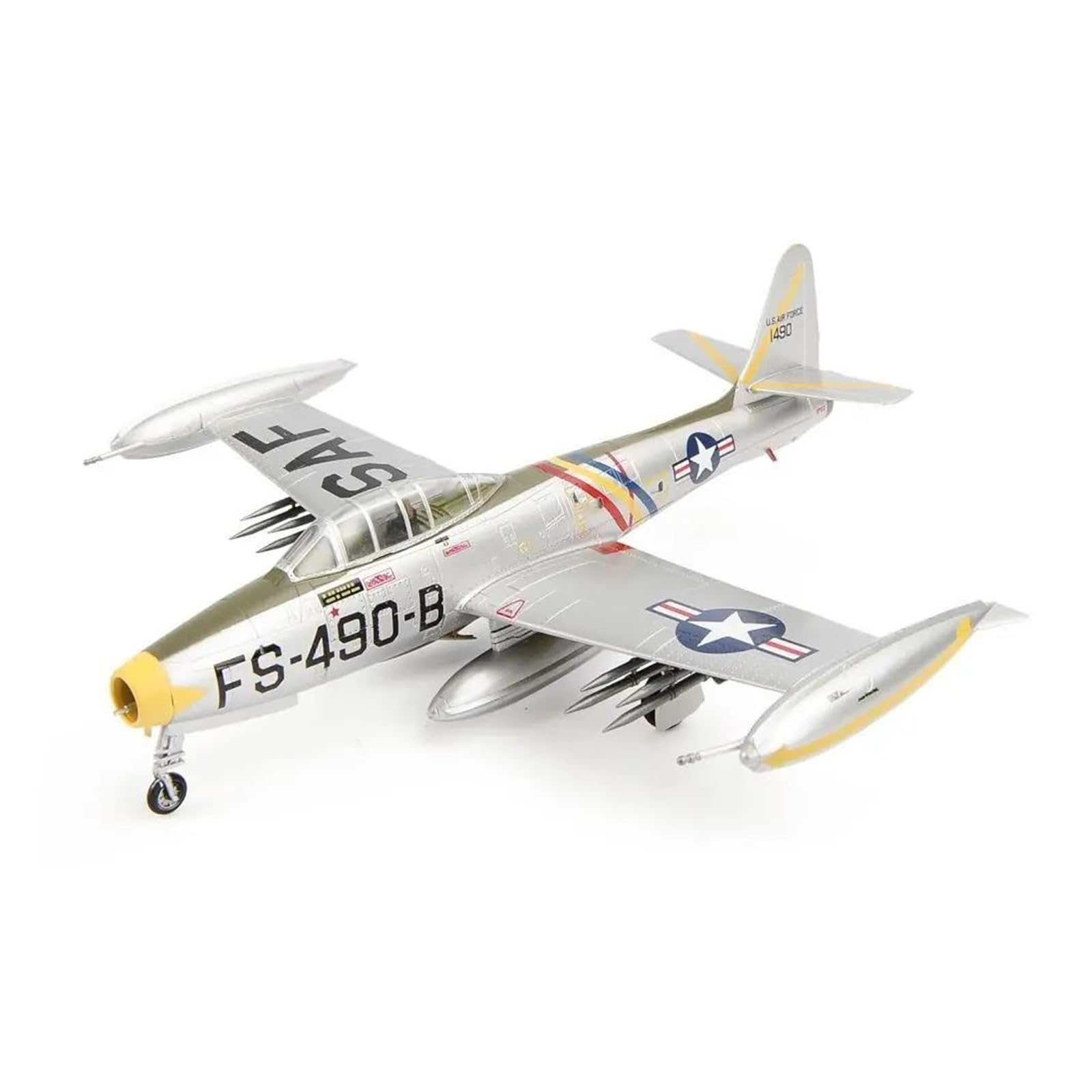 F-84E USAF modelo de avión de combate a escala 1/72 miniatura coleccionable