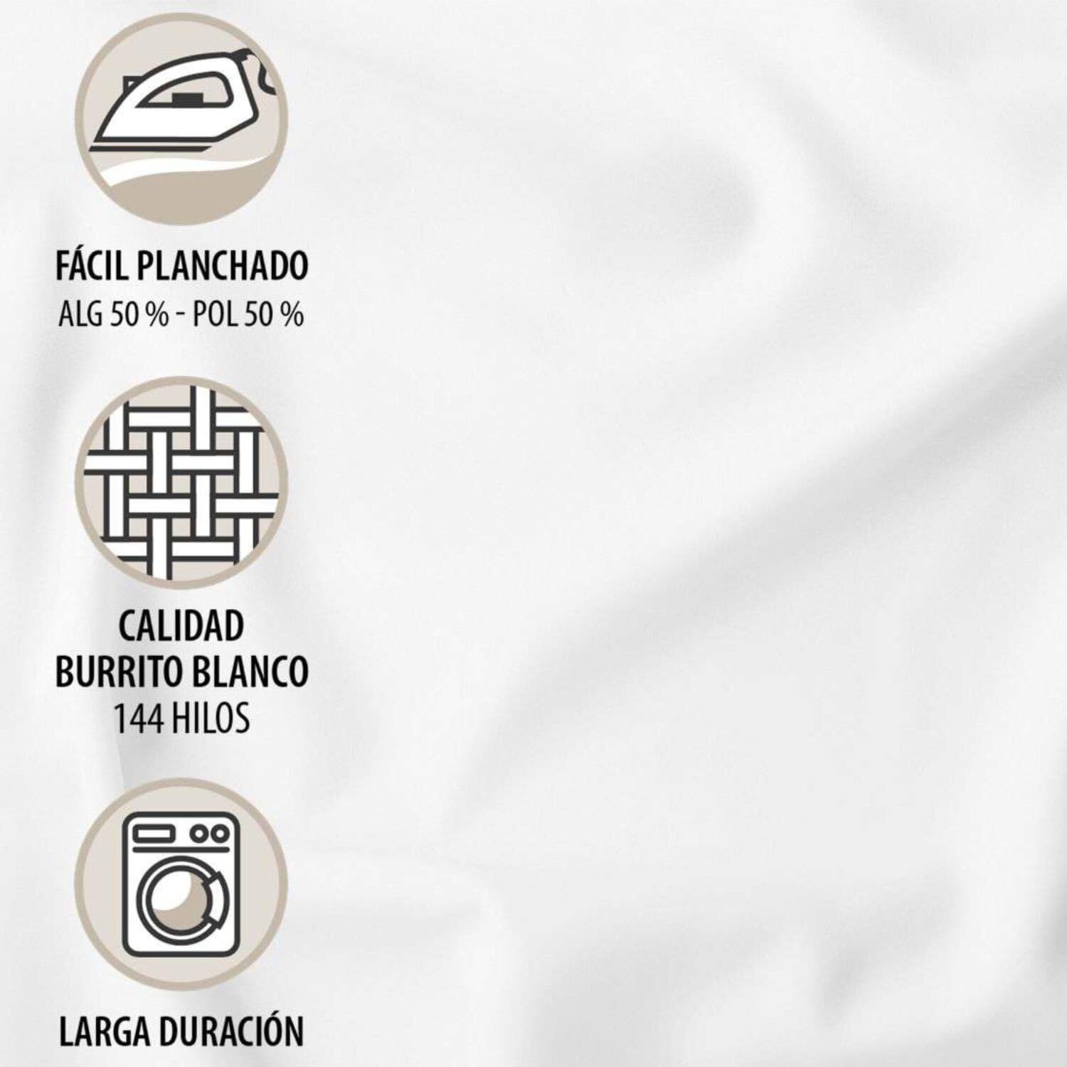 Burrito Blanco | Juego de sábanas Infantiles | Cama de 105cm. (+Medidas Disponibles) | Diseño 184 | Color Laurel (105x190/200cm.)