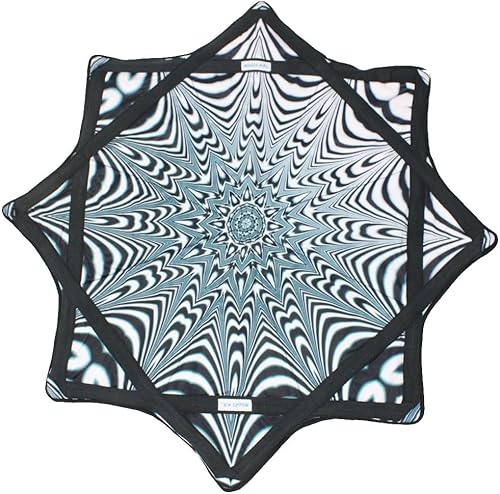 The Mougee Air Flow Star - Una versión más ligera del clásico Mougee - Fácil de girar (colección EON Design - Zebradelic Air)