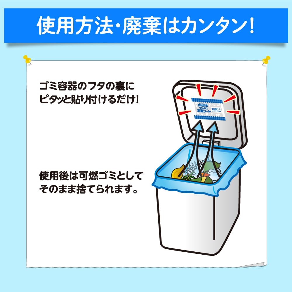 クレハ キチントさん 消臭シート強力1枚で生ごみ臭を消す
