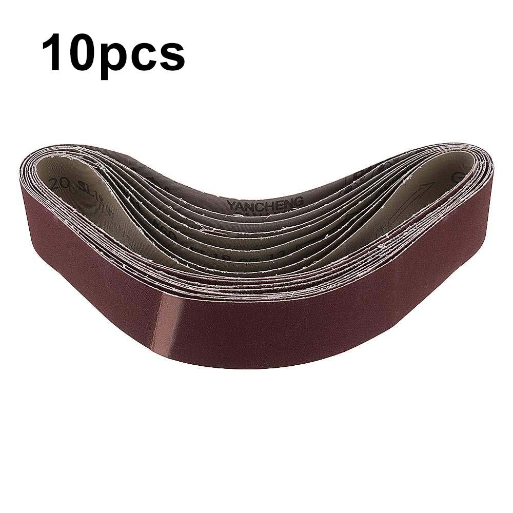 Paski ścierne, papier ścierny, 10 szt. 40 mm x 680 ścierne pasy szlifierskie o gradacji 60/120/150/240 do szlifowania miękkiego metalu i drewna, narzędzia polerowania