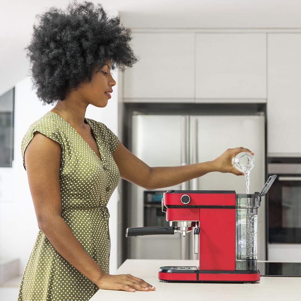 Cecotec Macchina da caffè Cafelizzia 790 Shiny Pro per espresso e cappuccino. Manometro, 1350 W, Sistema Thermoblock, 20 bar, Modalità per 1 e 2 caffè, vaporizzatore orientabile, serbatoio da 1,2L