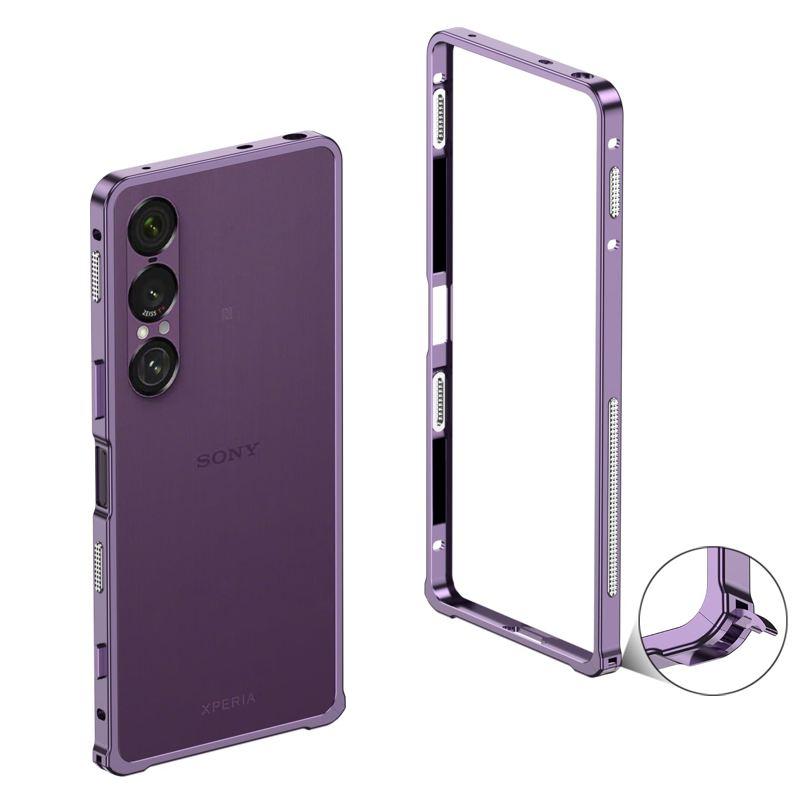 Amazon.co.jp: Xperia 1 VII 向けバンパー ケース 衝撃吸収 薄