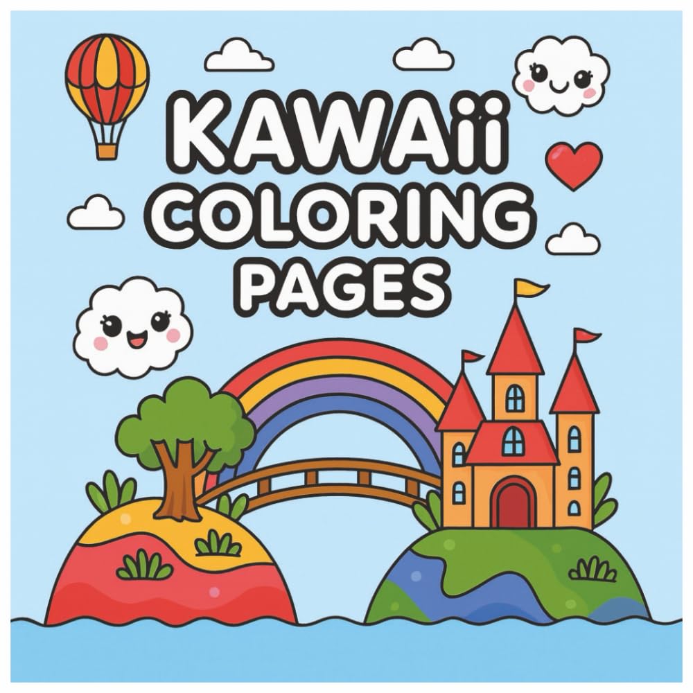 Kawaii Coloring Pages: Over 40 Bold And Easy Kawaii Coloring Pages