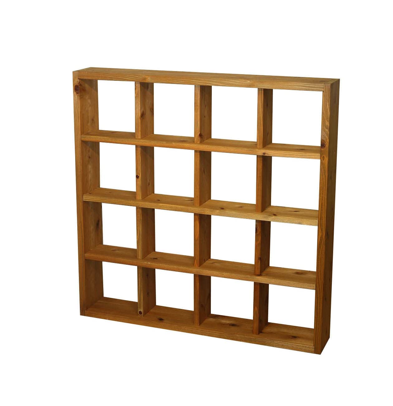 Amazon.co.jp: WOODPRO 格子ラック 200型(内寸20cm) 4×4 幅91.7cm×奥行
