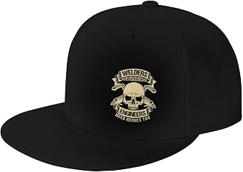 Kkaingg Welders Because Engineers Need Heroes Too Welding Trucker Hat Men Baseball Cap Women Golf Dad Cap Fishing hat