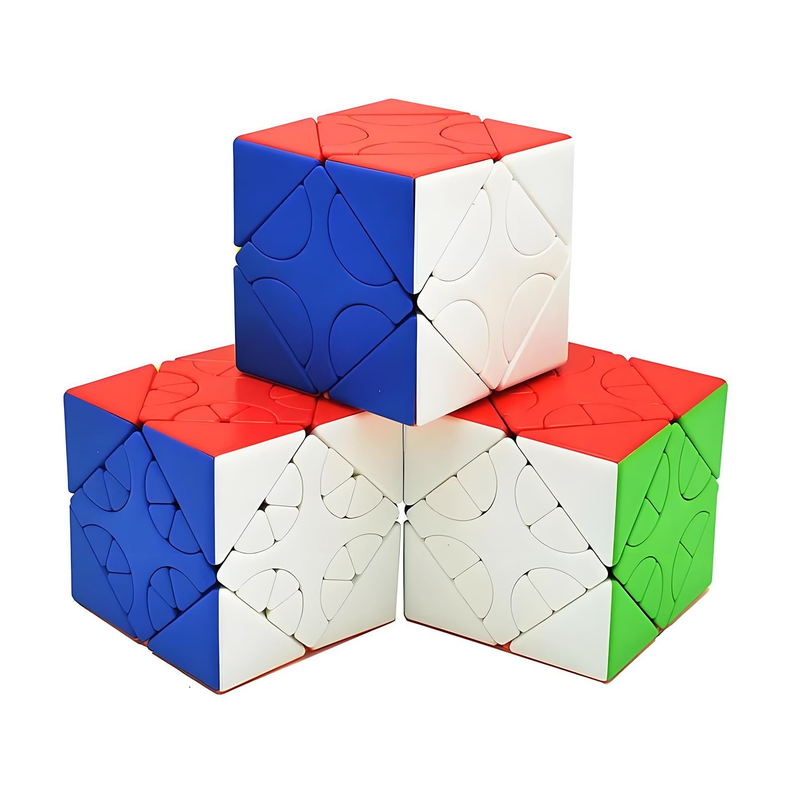 AI-YUNSpeed Cube Set, Hunyuan Skewb Cube Set ofⅠⅡ and Ⅲ, Educational Puzzles Cube Toys, 3 Pack