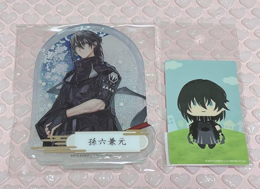 刀剣乱舞　孫六兼元　アクリルアート　アクリルブロック　　紋メダル 刀剣乱舞 孫六兼元 アクリルアート アクリルブロック 紋メダル