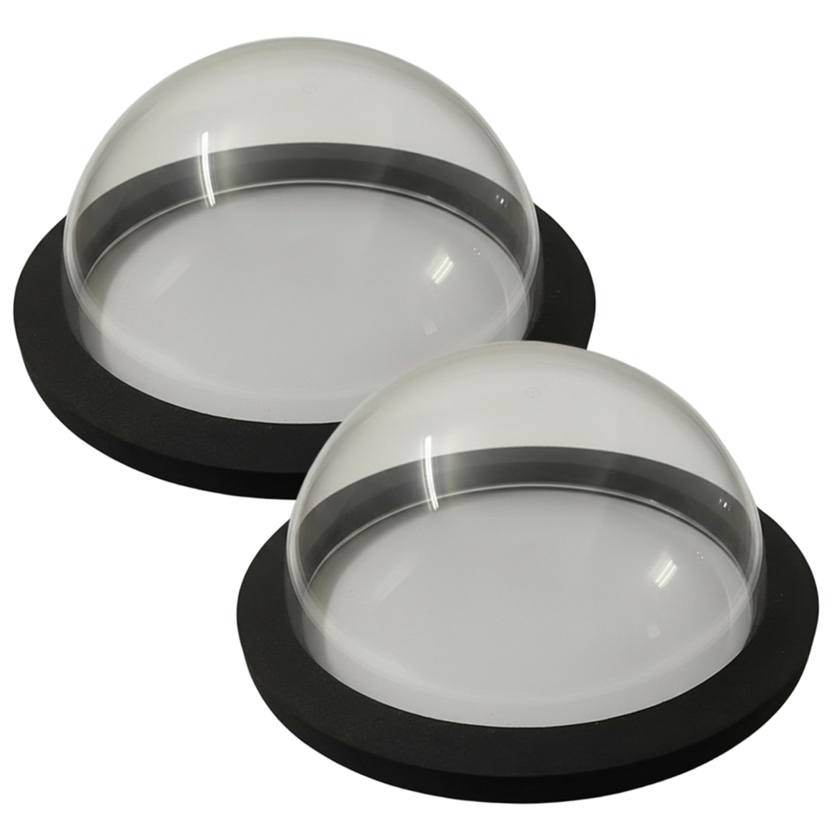 Striegro 2 Pack Aquarium Floating Plant Barrier, Transparent Floating Plant Corral for Ponds & Fish Tanks, 6 Inch Fish Feeding Ring for Water Lettuce & Duckweed.