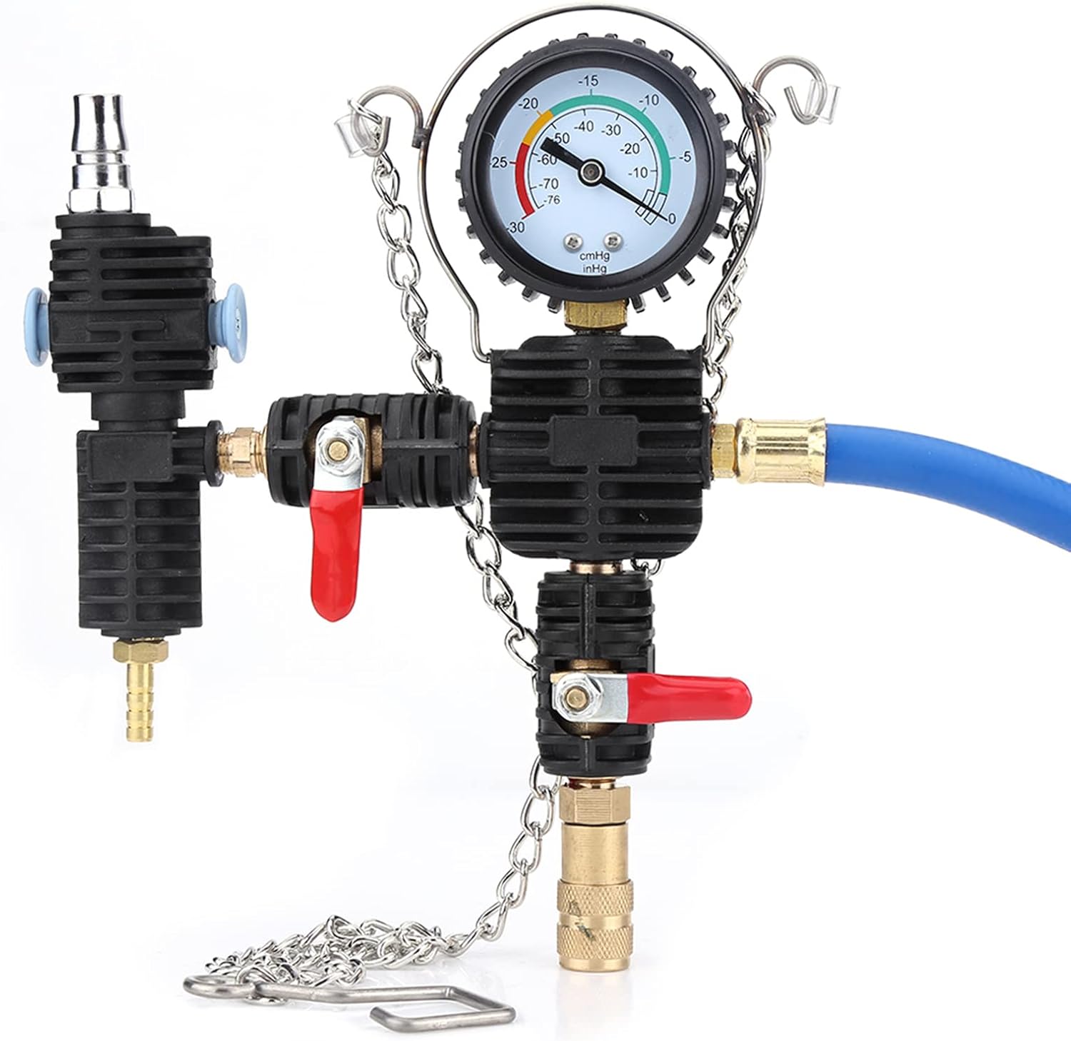 Keenso Cooling System Vacuum Purge & Coolant Refill Kit, Easily Remove Air Pockets, Universal for Cars, SUV, Includes Carrying Case