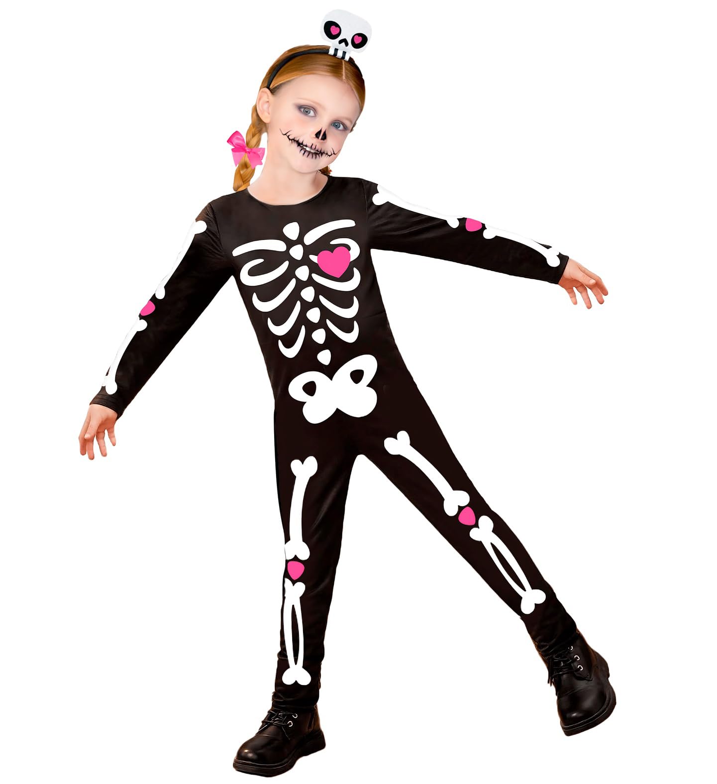 W WIDMANN MILANO Party Fashion 11069 Kinderkostume Skelett Kinderko, Cartoon, Black, 104