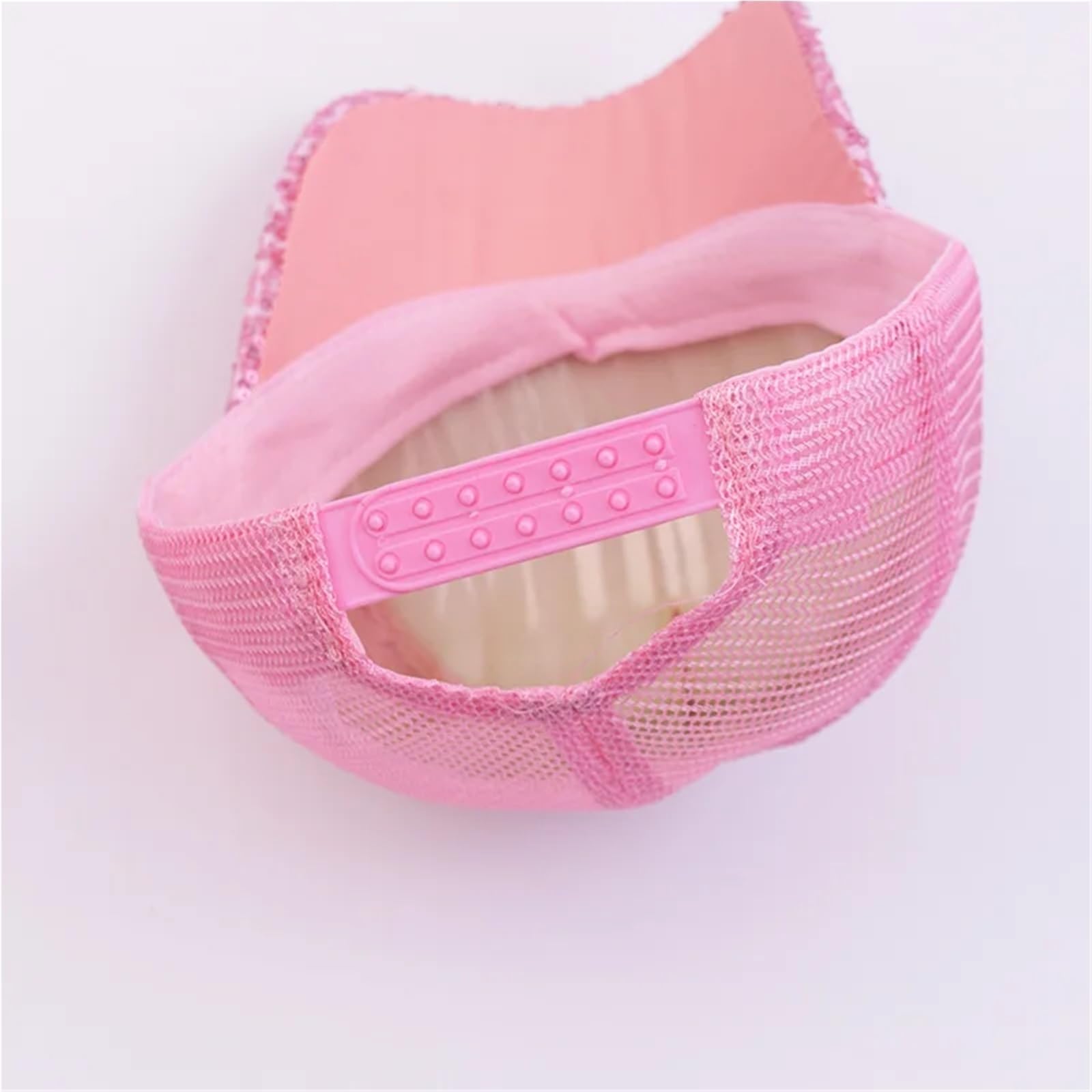MRKU Cappello Estivo da Sole con Paillettes, Berretto da Baseball per Bambini, Sottile, Traspirante, in Rete, Stile Hip Hop, Regolabile, per Ragazze e Ragazzi.
