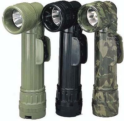 Rothco Gi 'D' Anglehead Flashlight, Black