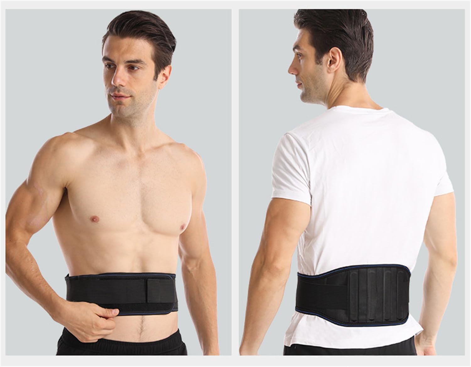 Ceinture de chaleur dorsale autochauffante avec bandage dorsal, thérapie par champ magnétique, ceinture de soutien dorsale avec support métallique, ceinture de chaleur lombaire, soutien