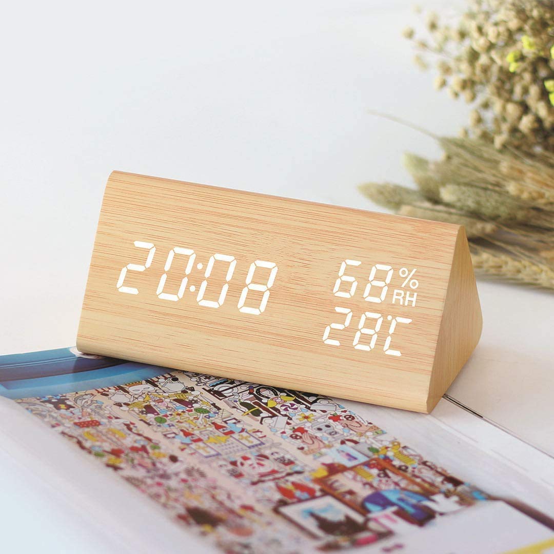 Amazon.co.jp: SEKATYOI三角デジタル置き時計 置時計 目覚まし時計