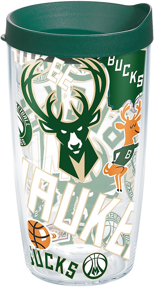 Tervis 1199002 Mermaid Collage Wrap Tumbler with Navy Lid, 16 oz, Clear by Tervis 1199002 Mermaid Collage Wrap Tumbler with Navy Lid, 16 oz