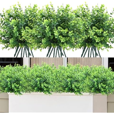 Summer Flower 10 Pack Faux Eucalyptus Cover