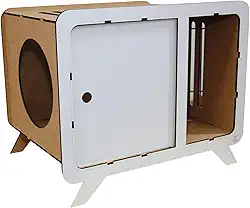 Banheiro Gato Fechado Sanitário para Caixa De Areia Moderna/Retrô