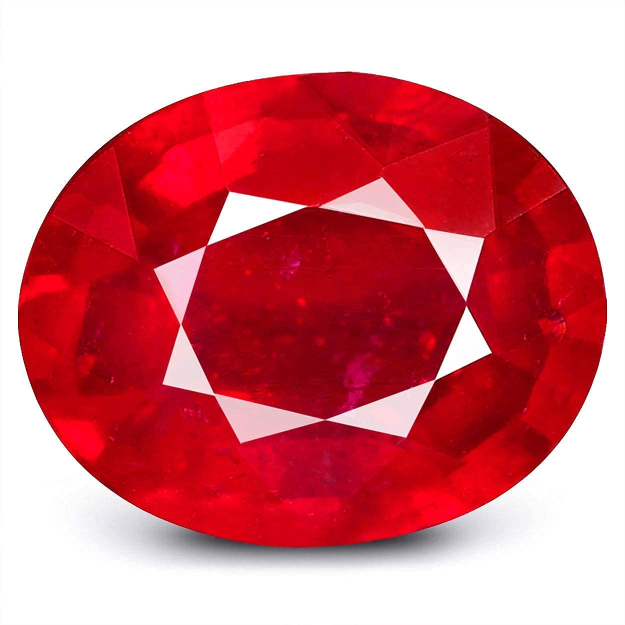 Kirti Sales 9.25 Ratti Natural AA++ Quality Burma Ruby Manik Stone Original Earth Mind Certified Natural Loose Gemstone {Lab - Teseted}