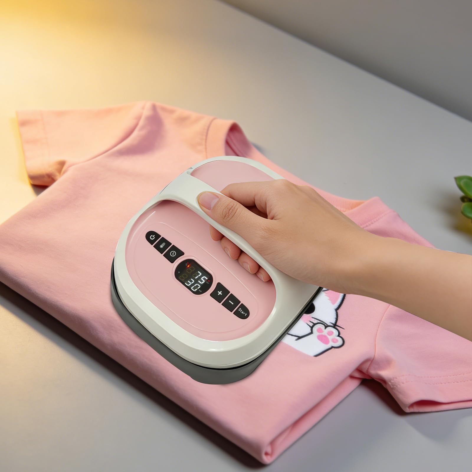 Mini máquina de prensado en caliente, 540 W, prensa de calor