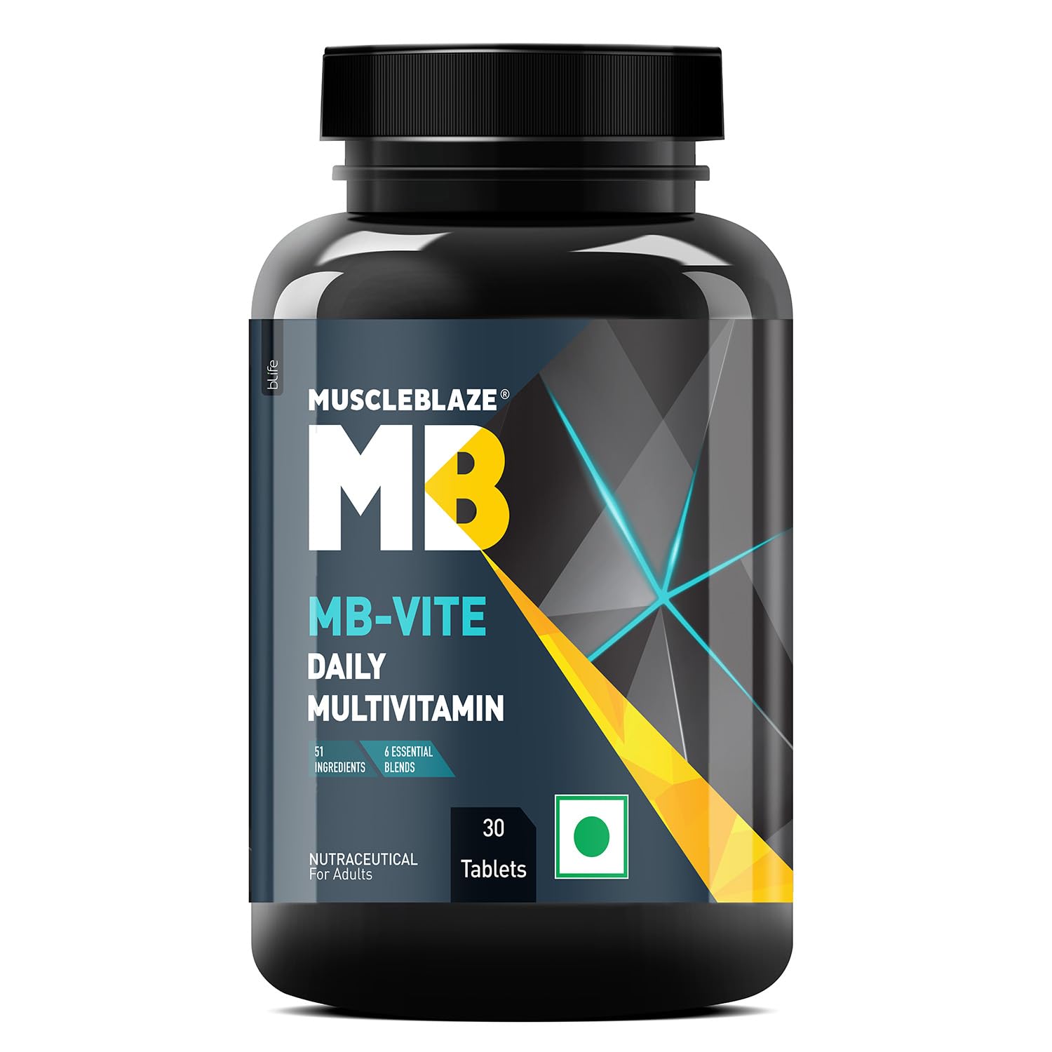 MuscleBlaze MBVite Daily Multivitamin with 51 Ingredients & 6 Blends