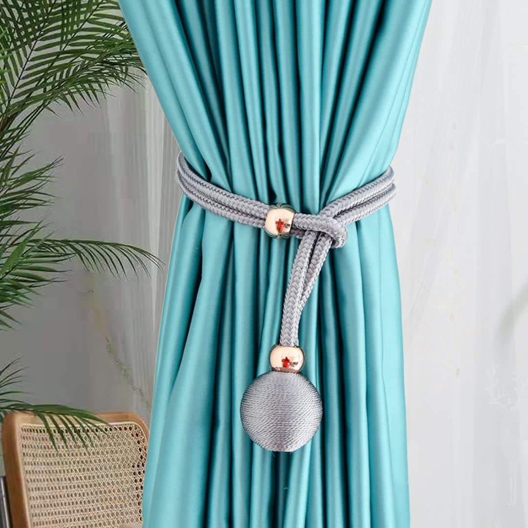 Confezione da 2 Fermatende Boho, Fermatende in Corda di Cotone Naturale