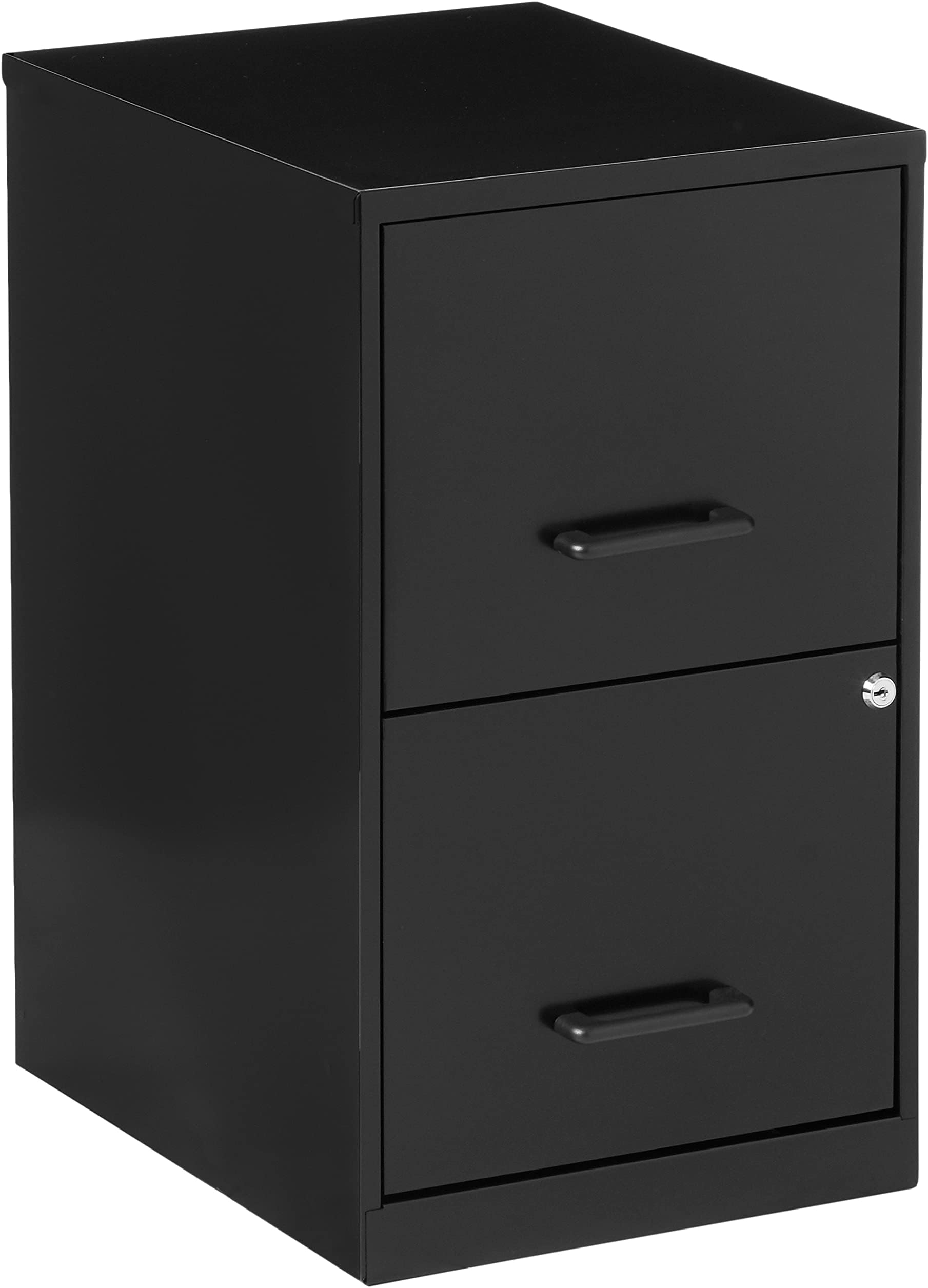 Scranton & Co 2 Drawer File in Black Office Products