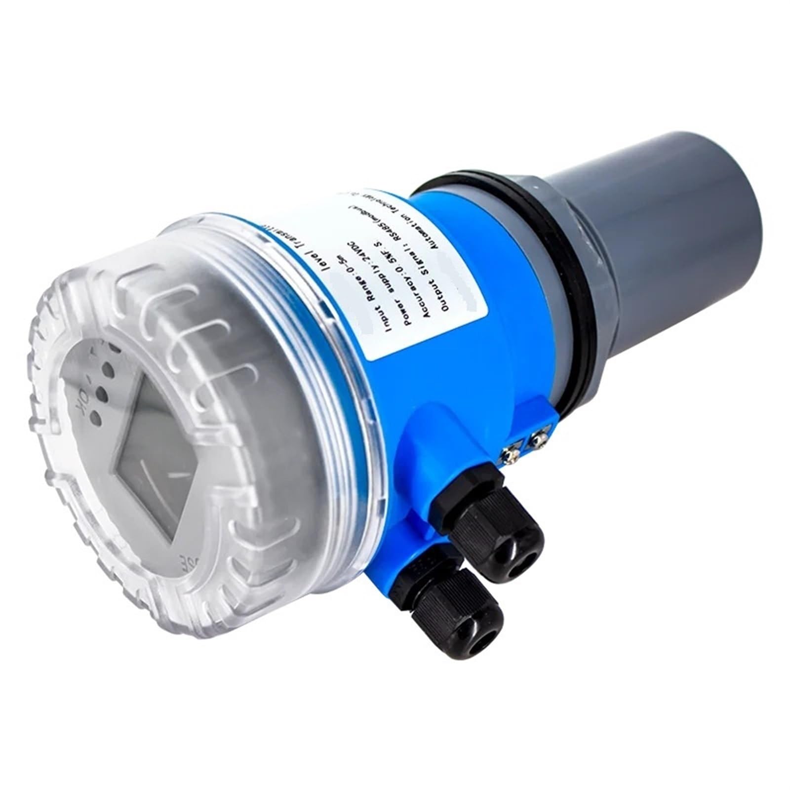 RWRAPS 0-10V Level Sensor Transmitter Distance 5m 10m Non Contact Water Liquid Level Meter Level Depth Measurement(0-10m 24Vdc)