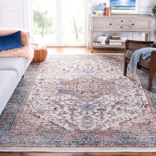 Tapete SAFAVIEH Shivan Collection 9 x 12 ft Gris/Azul