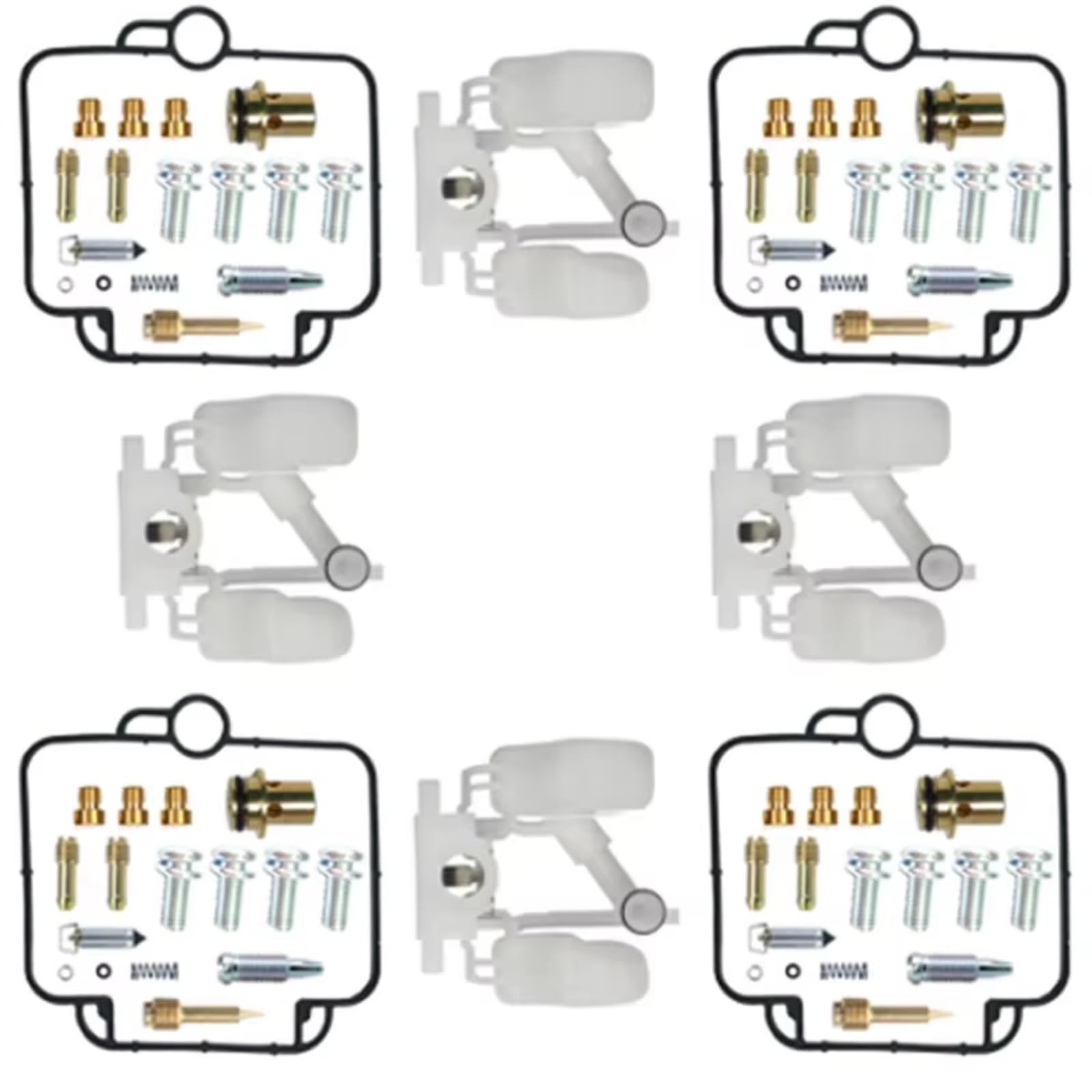 Kit Reparación Carburador Kit Reparación Y Reconstrucción Carburador Motocicleta para Suzuki para GSX-R 750 J/K para GSX-R750M para GSX-R750W/WS Diafragma Émbolo Flotante para GSX-R750 | Set 2