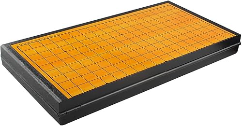 Miniatura 8 de Larcele Juego plegable magnético Go con piedras y tablero Go para viaje CXWQ-01 (mediano)