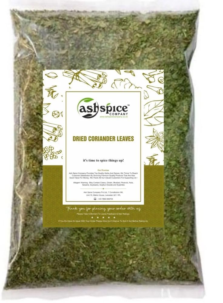 Dried Coriander Leaves Cilantro Leaves Premium Quality Free UK P&P (450g)