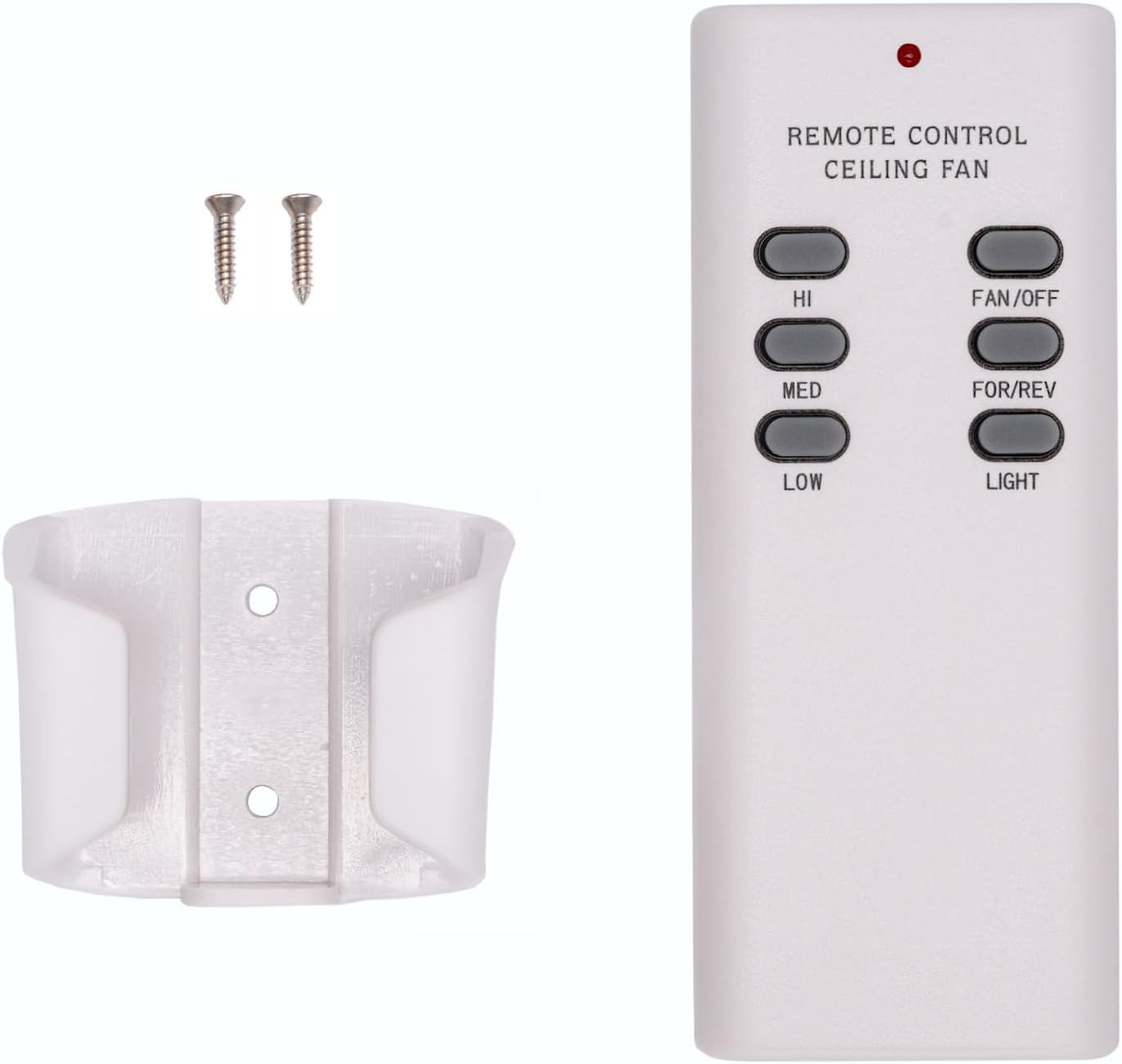 CHQ7030T Fan Remote Control W/Wall Bracket, Fan Speed, Light Control & Reverse for Hampton Bay Hunter Harbor Breeze Ceiling Fans UC7030T