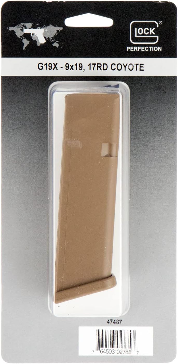 47487 9mm, 17Rd, Coyote Brown Finish, Fits All Generations of Glock 17/19X/34