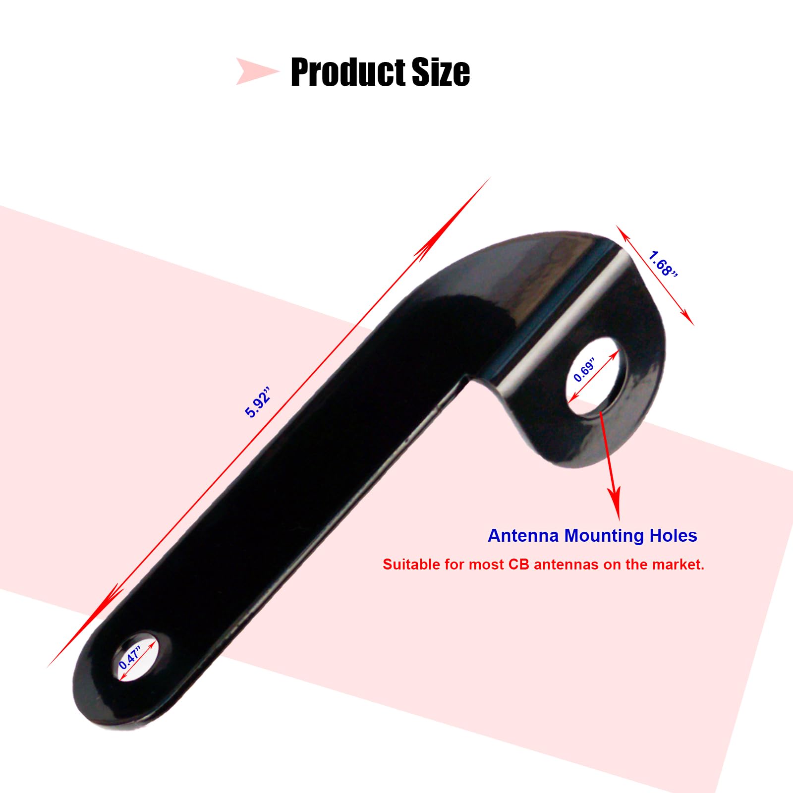 NINOMA Support de support d'antenne de hayon de voiture, accessoires