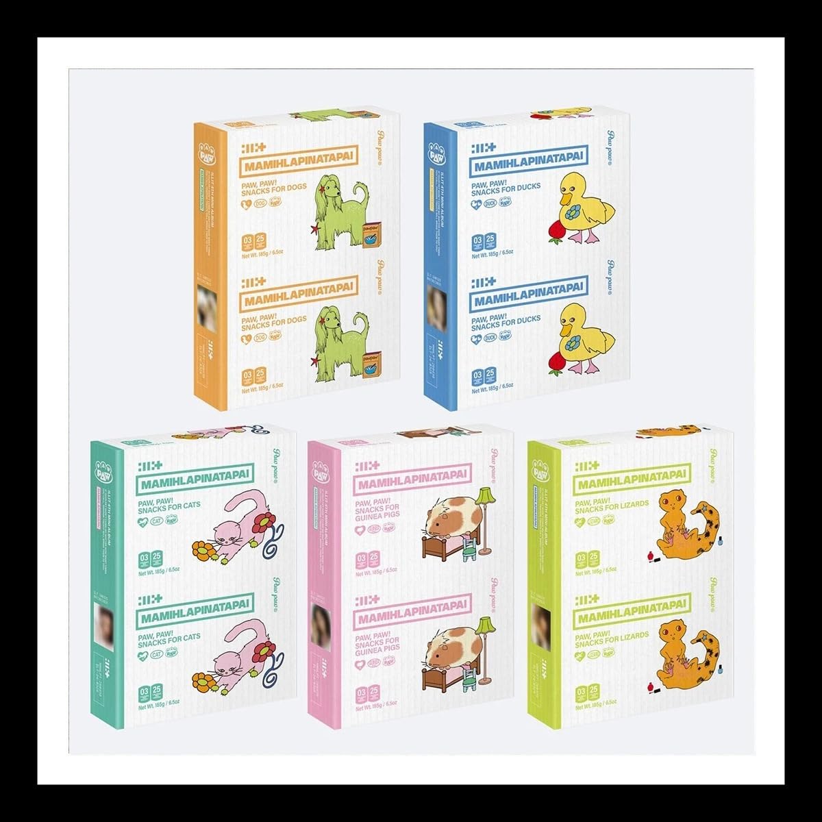 (5 Ver. Set) ILLIT MAMIHLAPINATAPAI 4. Mini-Album (PAW PAW Ver. + Fotokarte) K-POP