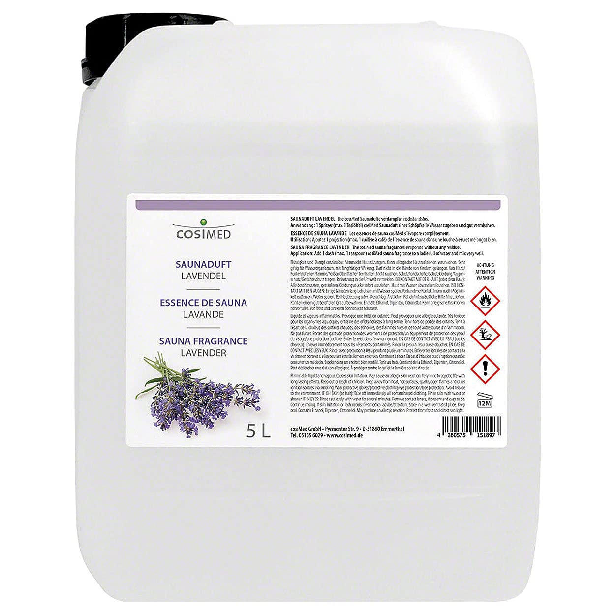 cosiMed Saunaduft Lavendel | 5 Liter