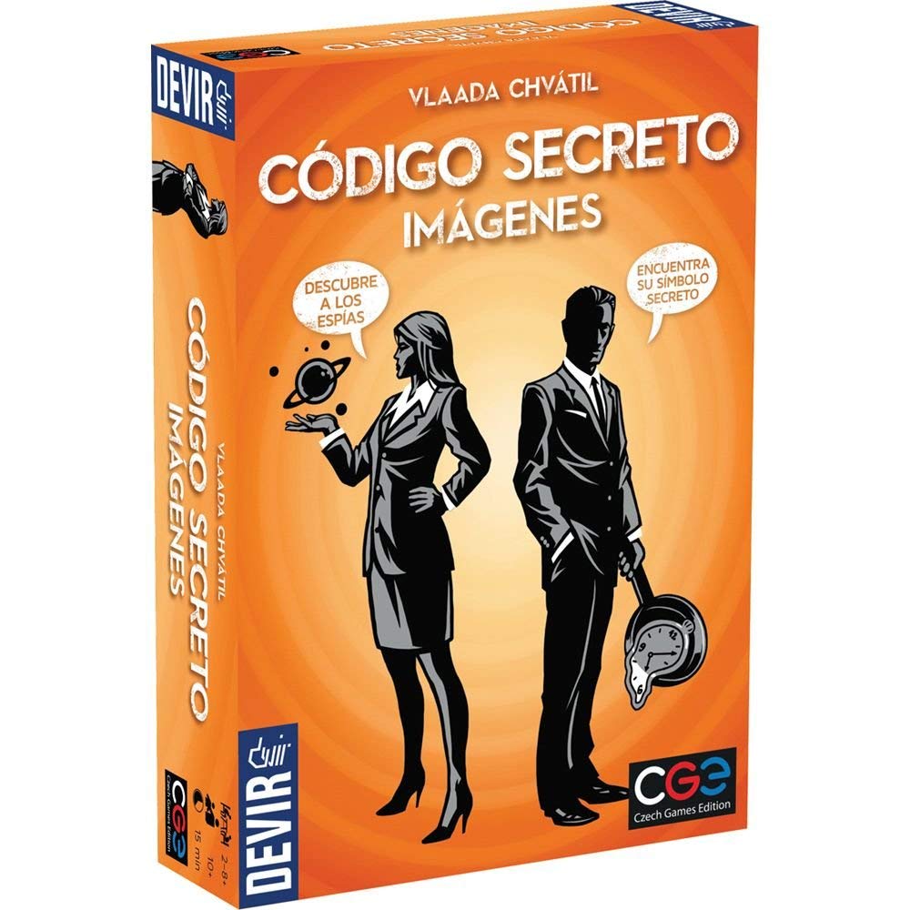 Devir - Código Secreto Juego de Mesa, Multicolor, única (BGCOSE) + Código Secreto con imágenes, Juego de Mesa (BGCOSEIM)